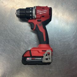Milwaukee brushless half inch drill driver with CP 2.0 battery