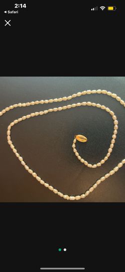 Pearl Necklace Estate Vintage
