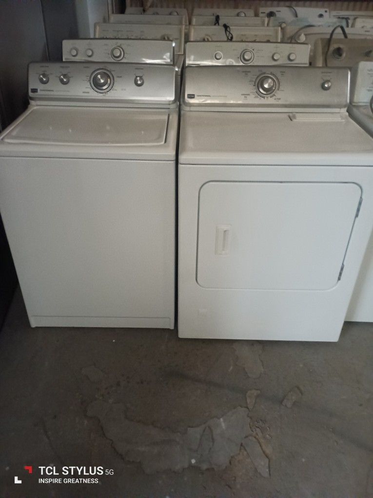 Set Washer And Dryer Maytag Gas Dryer Everything Is And Good Working Condition 3 Months Warranty Delivery And Install