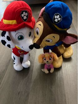 Big Paw Patrol plush Set