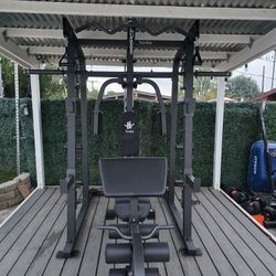 Smith Machine 2001 | Multi-Use Adj Bench | Gym Equipment | Fitness | Squat Rack | Excercise |🔴WEIGHTS AND BARBELL SOLD SEPARATELY 🔴 FREE DELIVERY 🚚