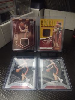 Tyler Herro Prizm/Jersey Rookie Card Lot