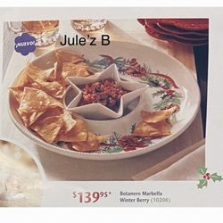 Princess House Botanero Nuevo En Su Caja 