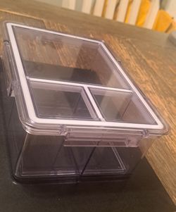 The Home Edit 3 compartment Snack Container