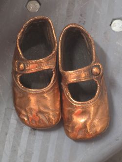 Bronze-Dipped Baby Shoes Keepsake Pair
