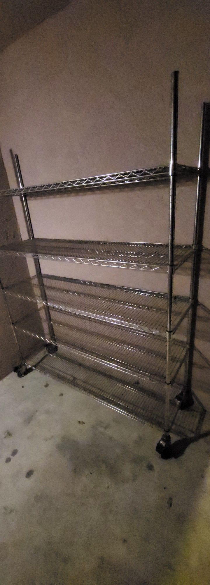PENDING pkup: FREE! METAL 5 SHELF RACK Coral Springs for Sale in ...