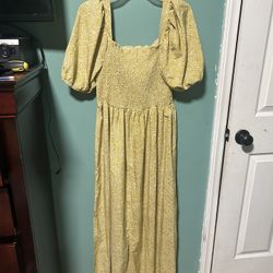 Flowy Yellow Dress