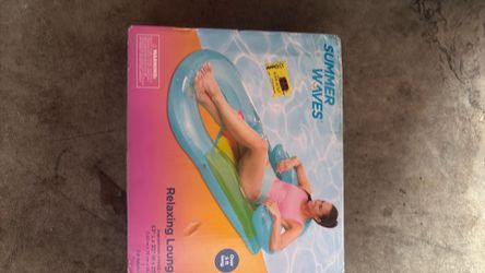 New pool, relaxing lounge