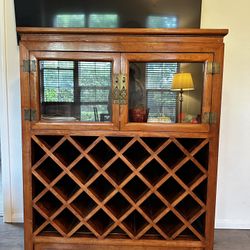 Wine Storage Bar / Media Console