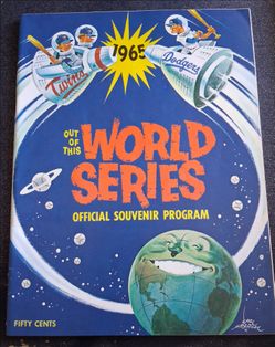 1965 World Series official souvenir program
