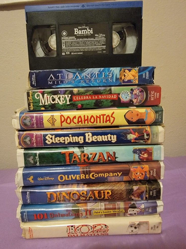 Disney VHS Tapes