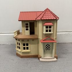 Sylvanian Families Red Roof Country Home Calico Critters Doll House (Good condition) PICK UP IN CORNELIUS