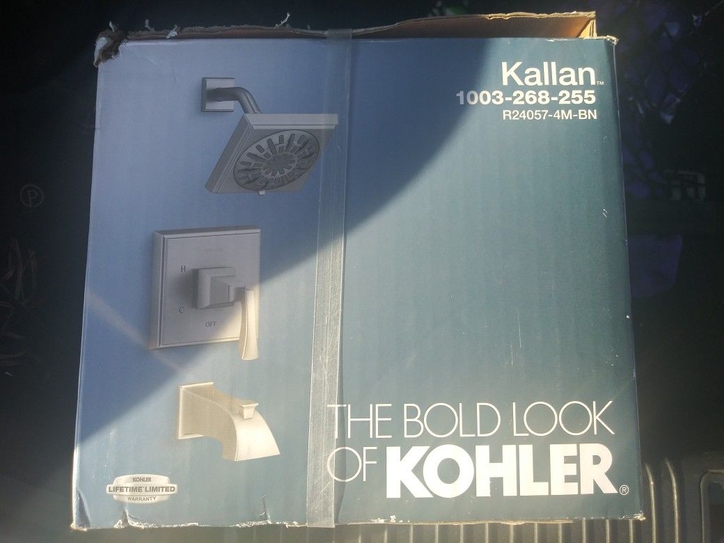 Kohler 3 piece Bathroom shower faucet