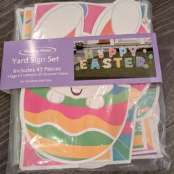 

eBay
Holiday Home Easter Yard Sign Set - 43 Pieces - Outdoor Use - New Sealed