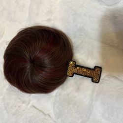 Bun Cover Brownn With Reddish Highlights