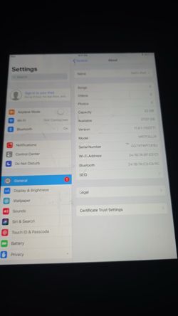 Apple iPad 6 TH Generation ( 32 GB ) Storage And WiFi Only Space Gray ( 2018 ) 9.7 Inch LCD