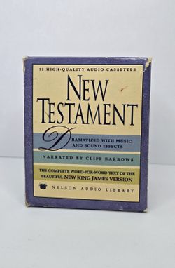 Set of 12 Cassettes: New Testament Nelson Audio Library 1985 (COD0103)
