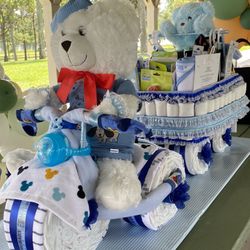 Baby Shower Diaper Cake, And Birthday Parties