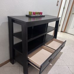 Black Tv Stand Entry Table