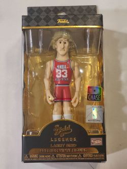 (CHASE) FUNKO GOLD LEGENDS. NBA 🏀 SERIES 1. HARDWOOD CLASSICS. BOSTON CELTICS LARRY BIRD. ALL STAR. 5" PREMIUM VINYL FIGURE.