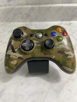 OEM Xbox 360 Wireless Controller Halo 4 Camo /w New Hall Effect Joysticks