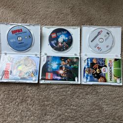 Wii Games: Madden 11, Lego Harry Potter 1-4 Years, Rapala Tournament Fishing