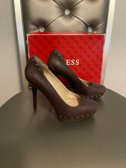 Guess studded Leather Platforms 7