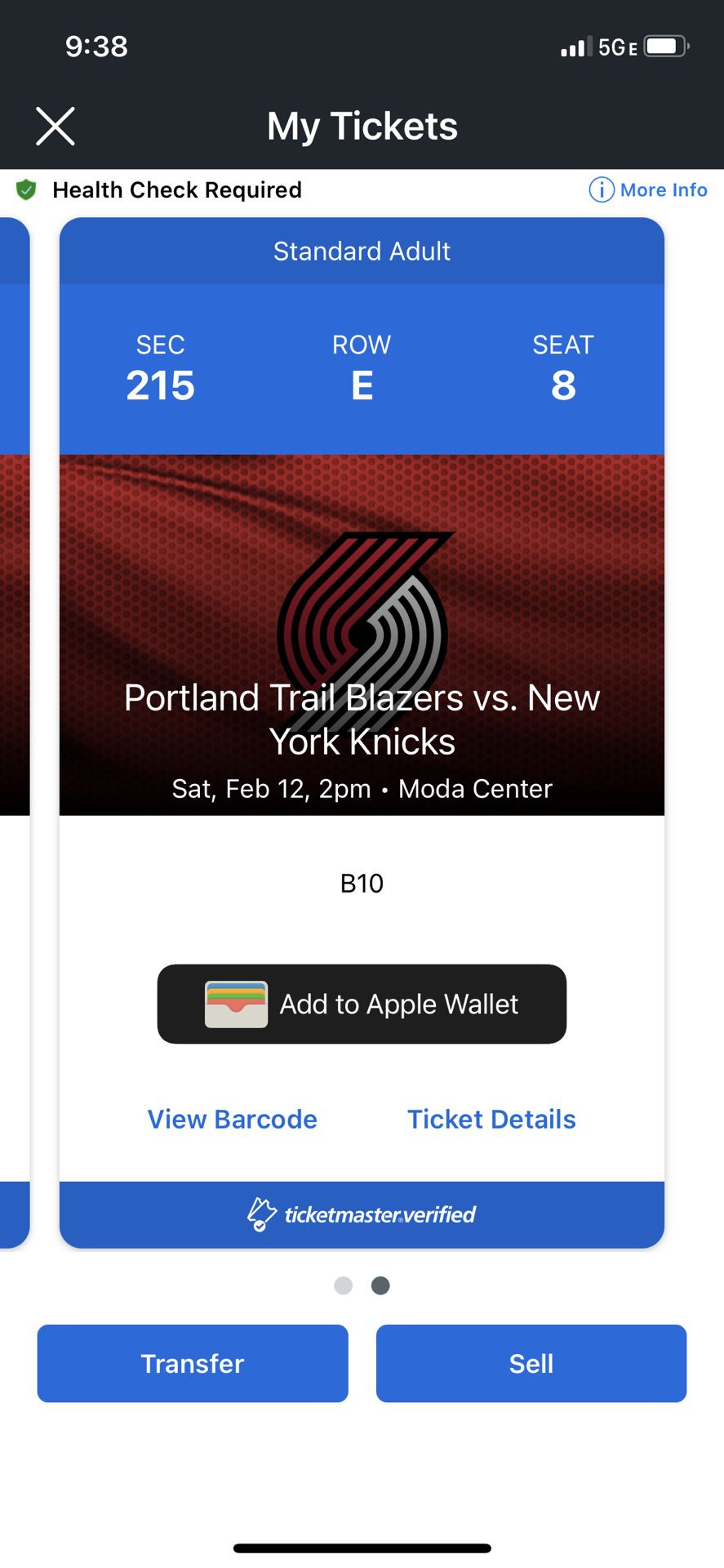 Portland Trail Blazer Tickets!!!