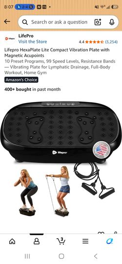 LifePro HexaPlate Lite Compact Vibration Plate