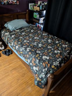 Two twin beds