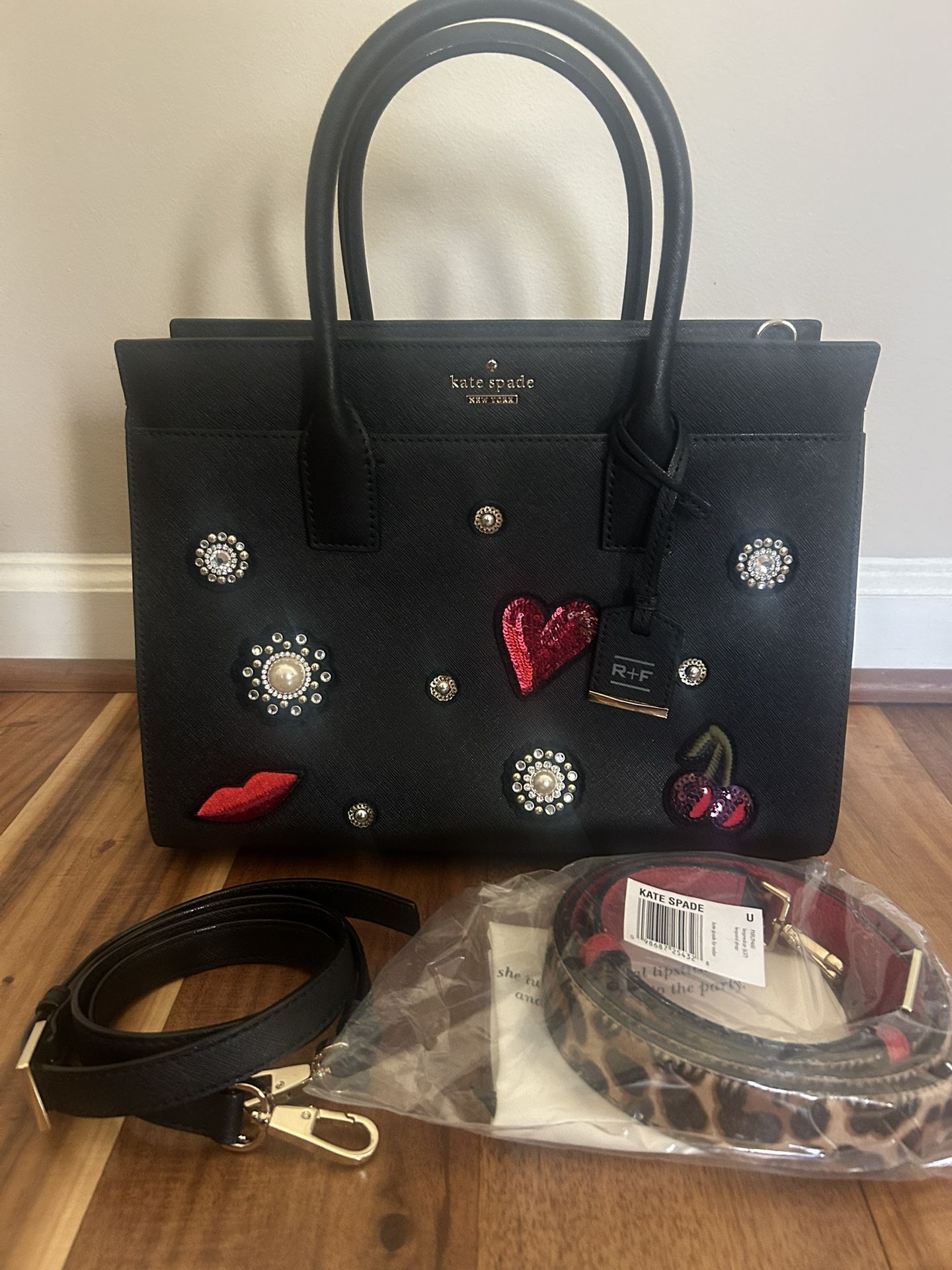 Kate Spade Satchel Black Leather 