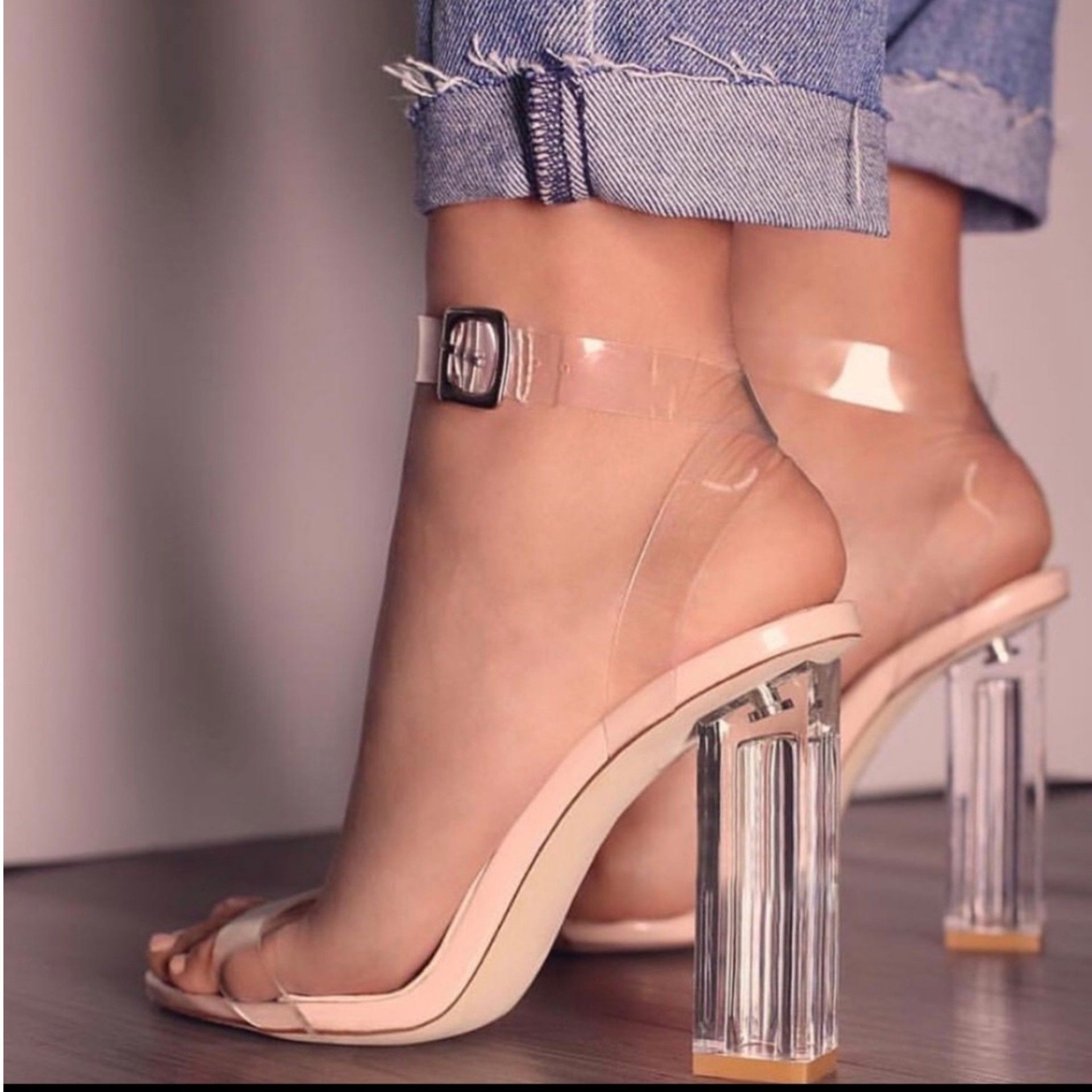 Just IN Clear transparent Heels
