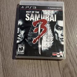 PS3  Way Of The Samurai 3
