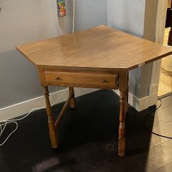 Vintage Wood Corner Desk
