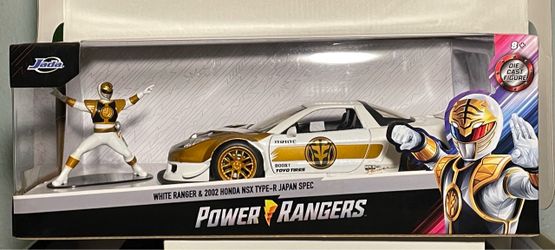 Jada Power Rangers White Ranger & Honda NSX Die-Cast Set