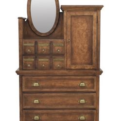 Apothecary Dresser With Mirror