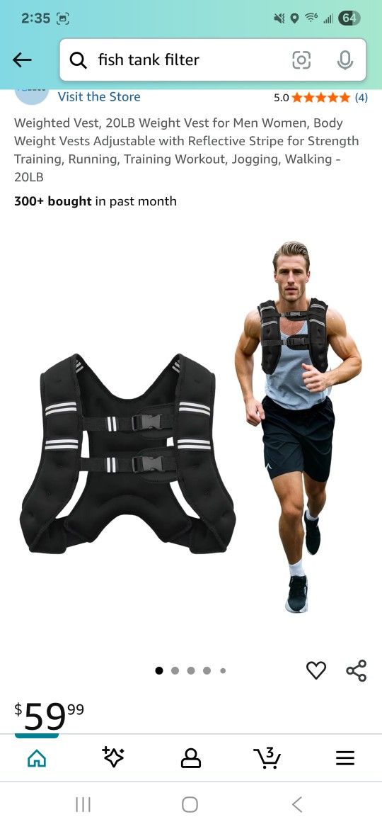 20lb Weighted Vest