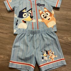 Bluey Baseball Jersey Set