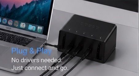 4-Bay USB 3.0 HDD Dock – Power Up Your Storage * Turn Old Drives Into Fast Storage 💾⚡