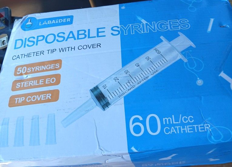 New In Box 50 Disposable Syringes 20 Firm