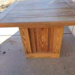 Butcher Block Wood Coffee Table