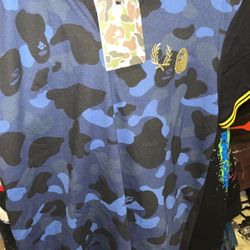 Bathing ape extra-large polo fits like large price to sell fast brand new