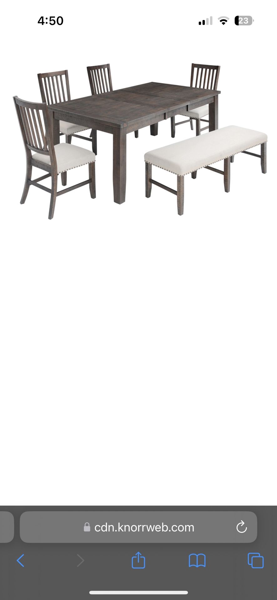 Willow Creek 6 Piece Dining Set