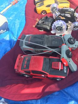 Remote control cars. They are tag cars. Kids can make a game out of it. Works great.