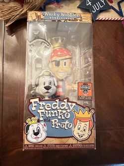 Wacky Wobbler Freddy Funko With Proto Funtastic Voyage Limited Edition 2024 SDCC