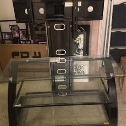 TV Stand With Mount Holds 55 Inch Tv 