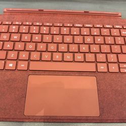 Microsoft 10-in Surface Go 1 2 3 4 Type Cover Keyboard 1840 , Red.