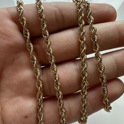 10k Gold Rope Chain