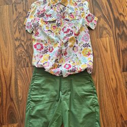 Set Banana Republic Shorts Size 31 And Shirt Size S