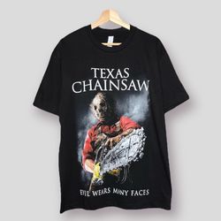 VINTAGE STYLE “THE TEXAS CHAINSAW MASSACRE” TEE SIZE S,M,L,XL,2XL